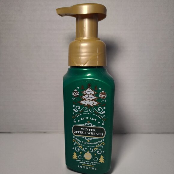 Bath and Body Works WINTER CITRUS WREATH Gentle & Clean Foaming Hand Soap 8.75oz - Picture 1 of 4